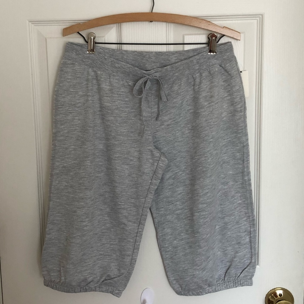 Pink Capri Shorts Sweatpants